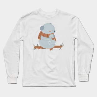 Koala with his son Long Sleeve T-Shirt